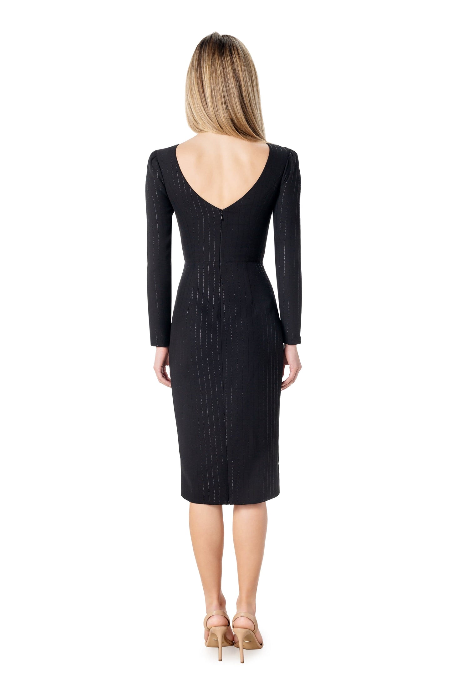 Nadia Pinstripe Dress